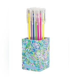 Lilly Pulitzer Cabana Cocktail Gel Pen Set (9 Pens) NEW